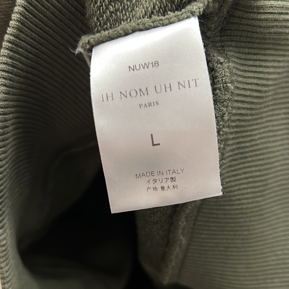 Ih Nom Uh Nit - FW18 - Affresco Printed Khaki Green Crewneck Sweatshirt - Picture 5 of 7